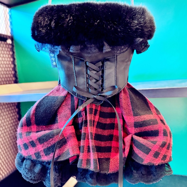 【茜太后新年限定版】兔毛小裙国潮炸街手机包洋气2026年包包毛绒