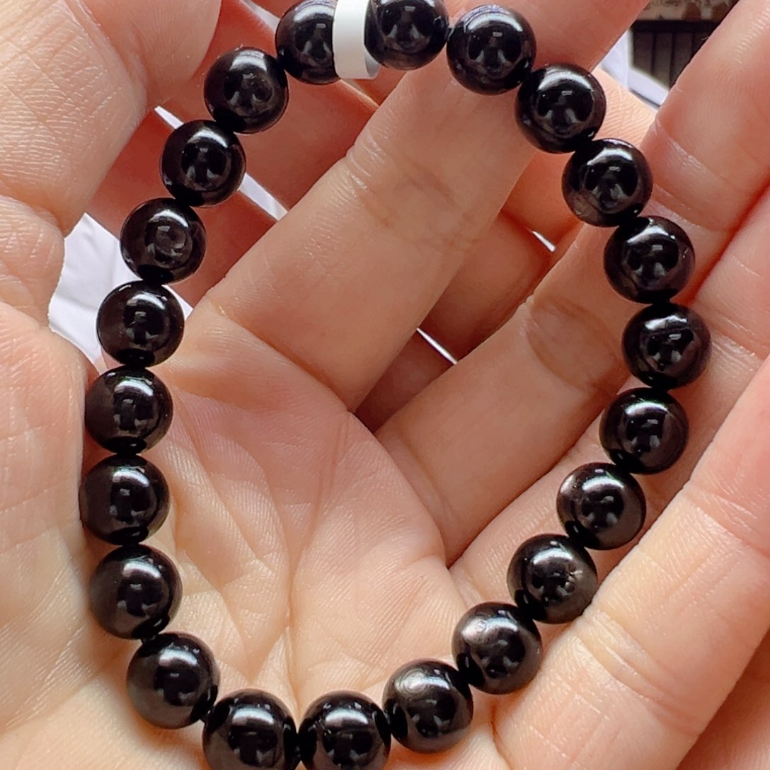 辉石手串未镶嵌金允石8