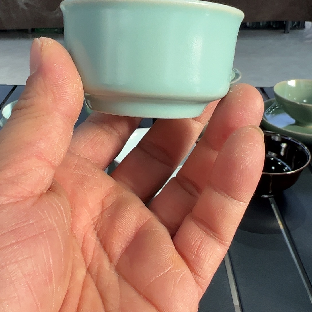 杯仿古天青小纯口杯一级