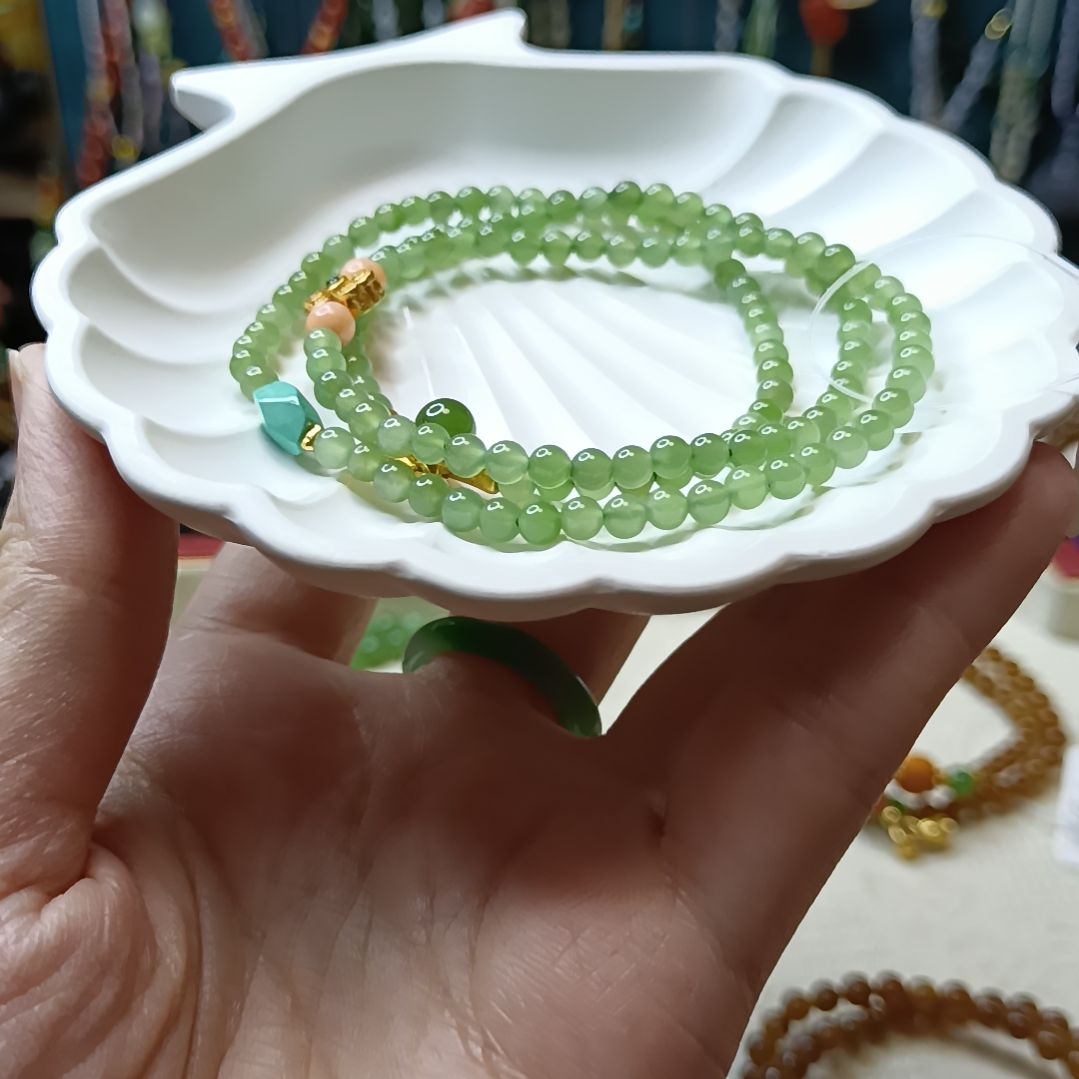 和田玉手链未镶嵌