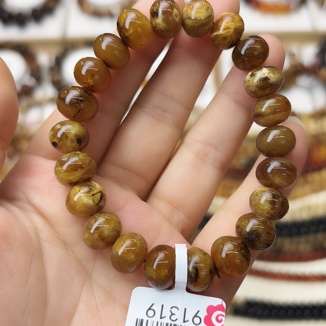 春***开琥珀未镶嵌裸石十一91319