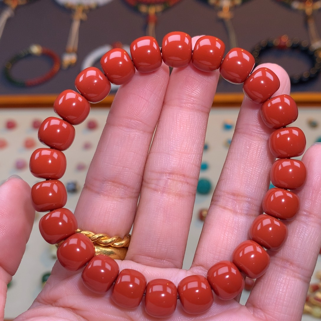 南红玛瑙未镶嵌颈饰