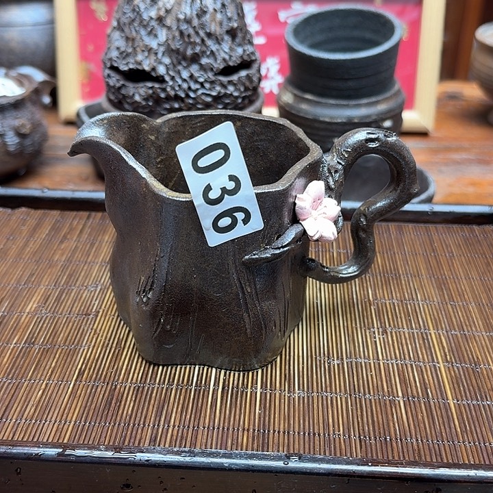 纯手工制作粗陶茶具