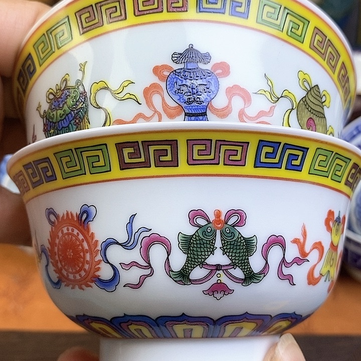 景德镇陶瓷藏式茶碗