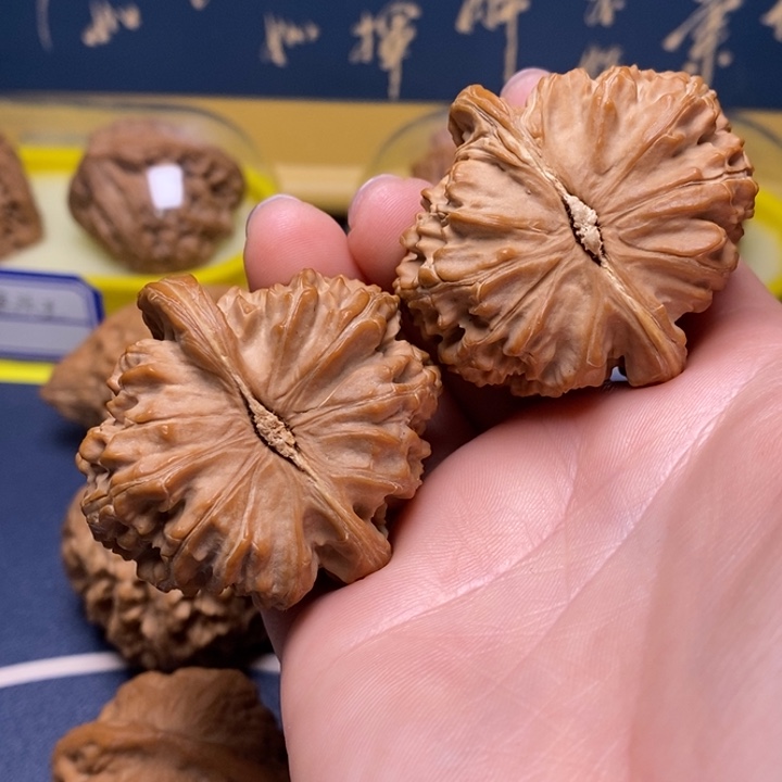 文玩核桃吊坠小白狮子