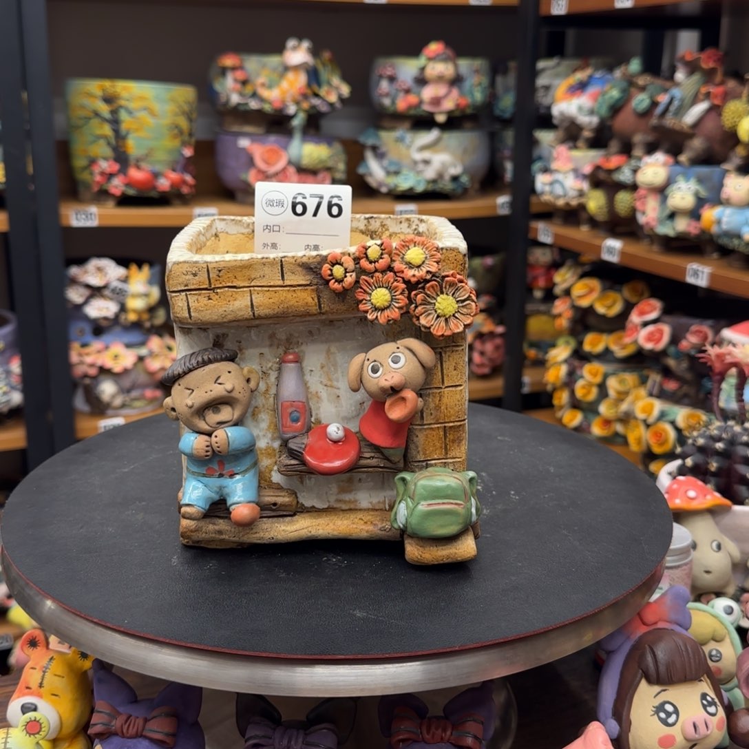 【闪购商品】粗陶手捏