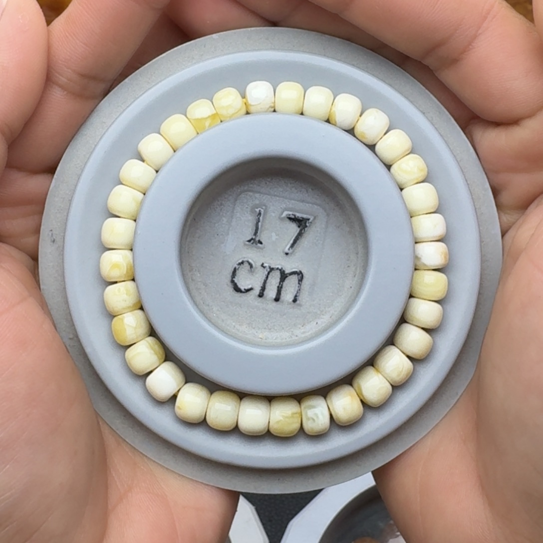 未镶嵌蜜蜡珠宝奇石天然蜜蜡白蜡老形手串