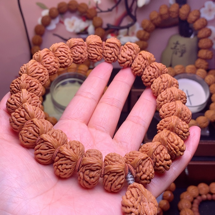 桃核手串龙纹桃核9