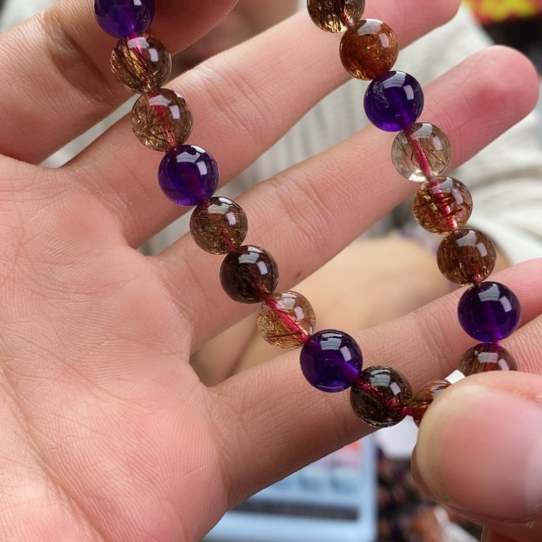 水晶手链未镶嵌多样性发一