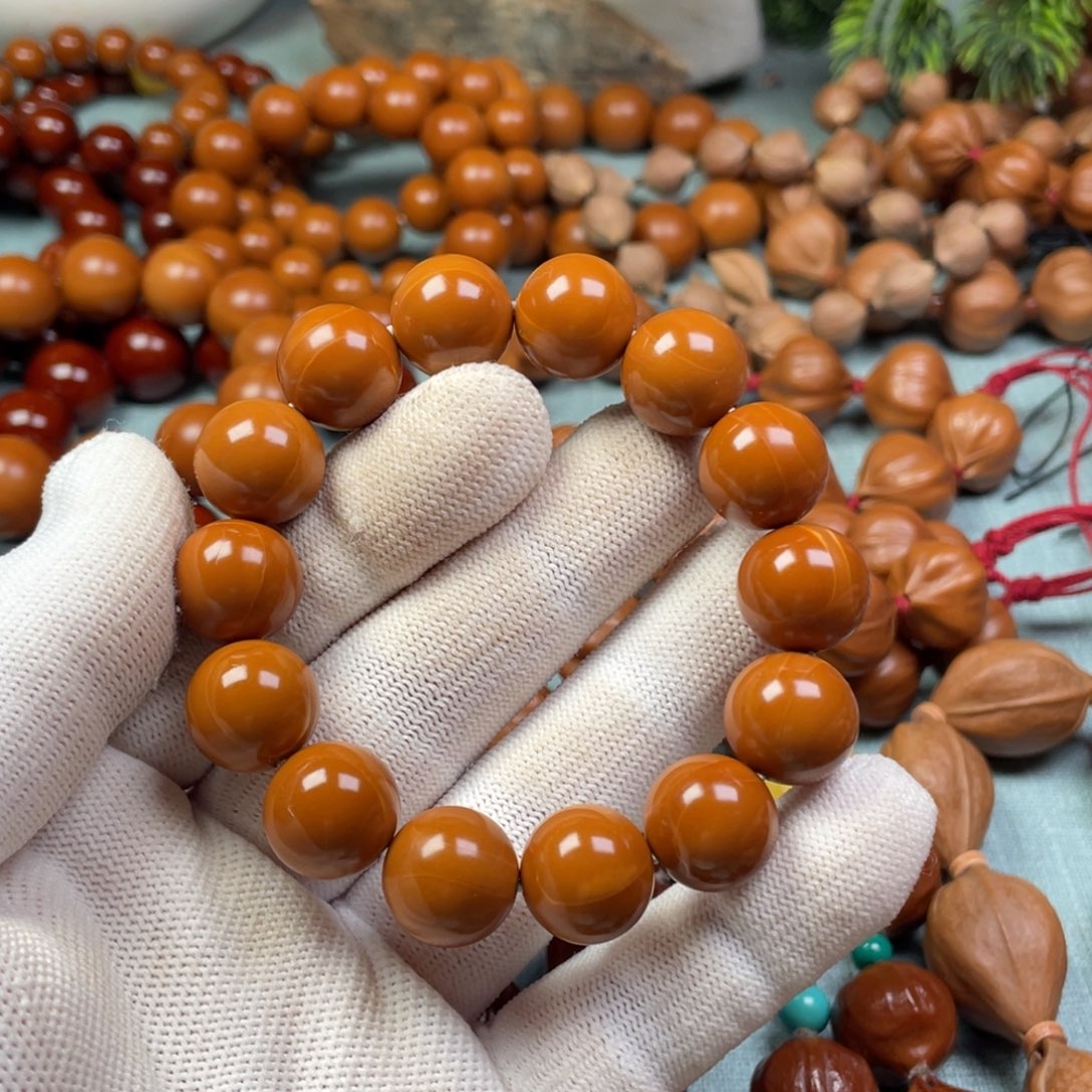 橄榄核手串/手链闹***猫15光珠