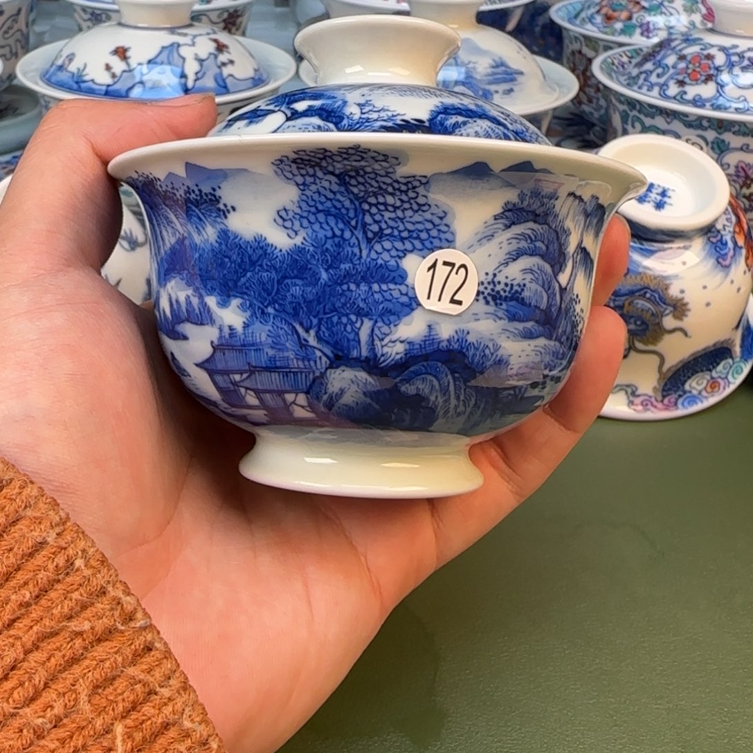 彦祖纯手工手绘茶具172