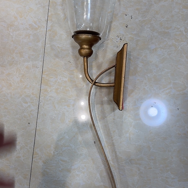 有机玻璃铁艺烛台