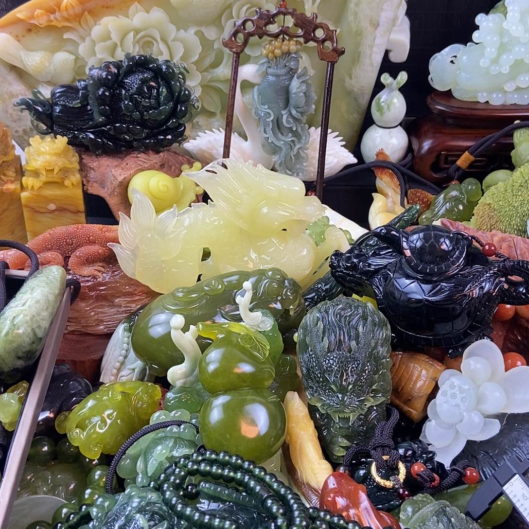 蛇纹石玉手把合金