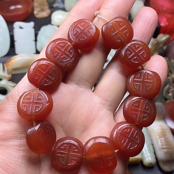 玛瑙/玉髓手链未镶嵌