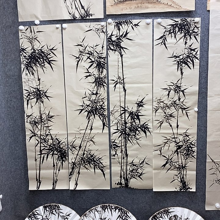 竖款新中式装饰画001