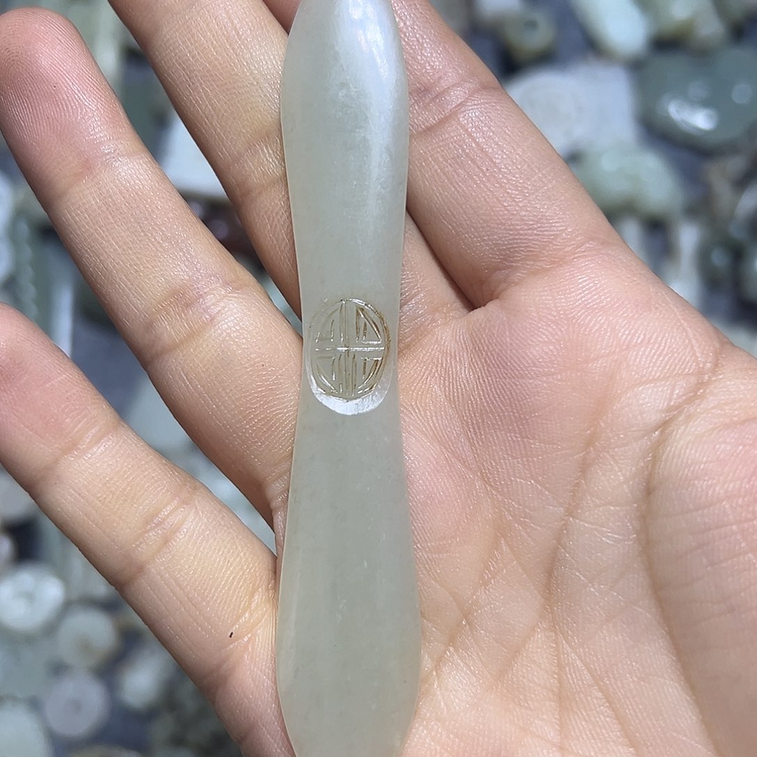 和田玉发饰未镶嵌