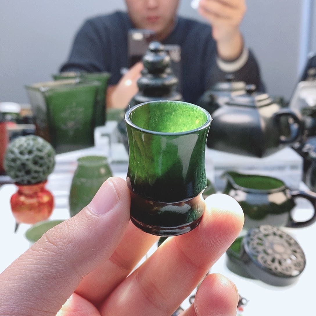 和田玉（青玉）把件未镶嵌
