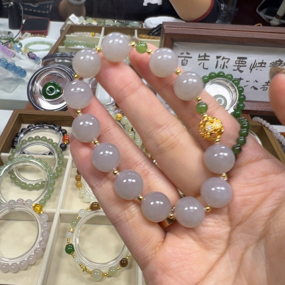 和田玉未镶嵌手链