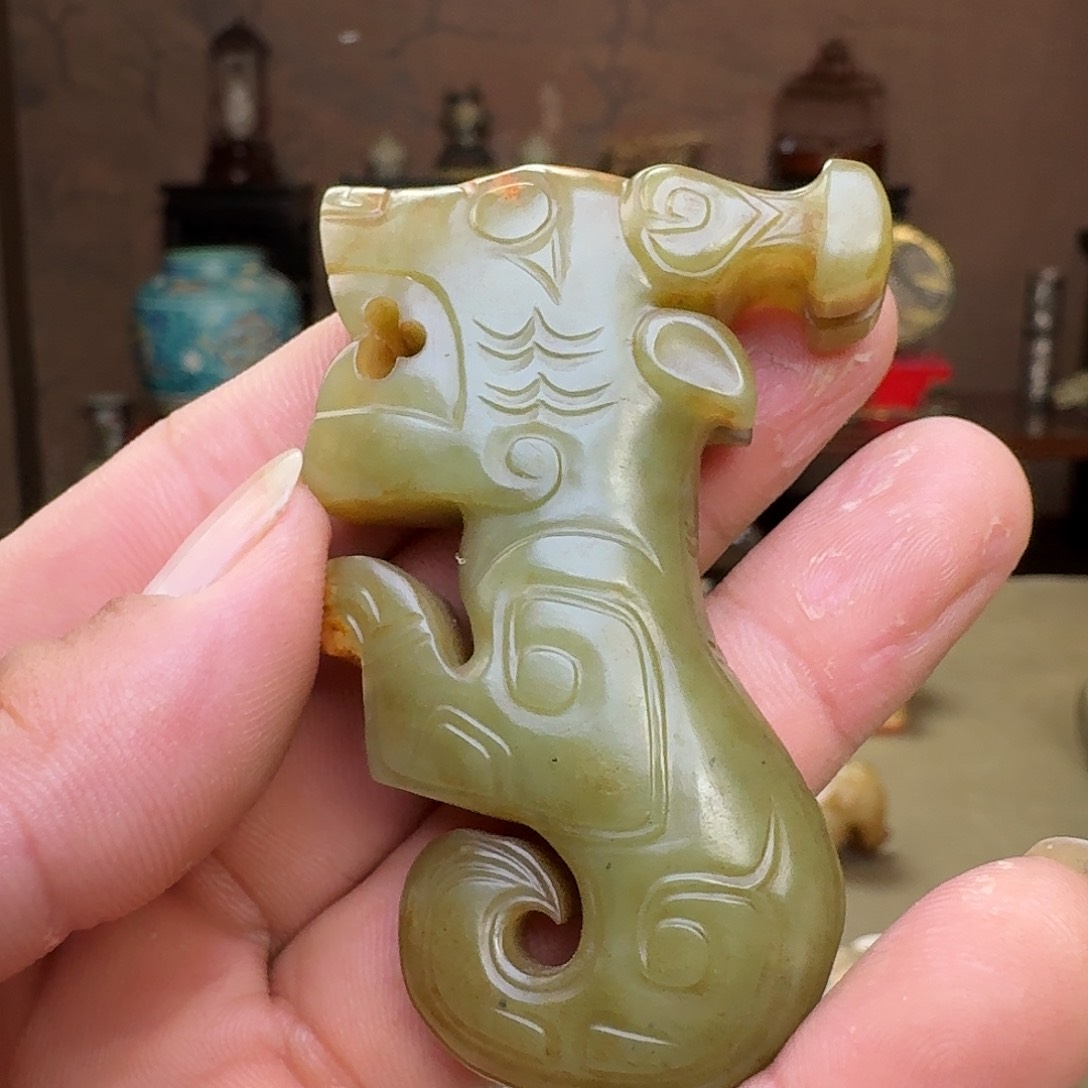 和田玉颈饰未镶嵌暖*