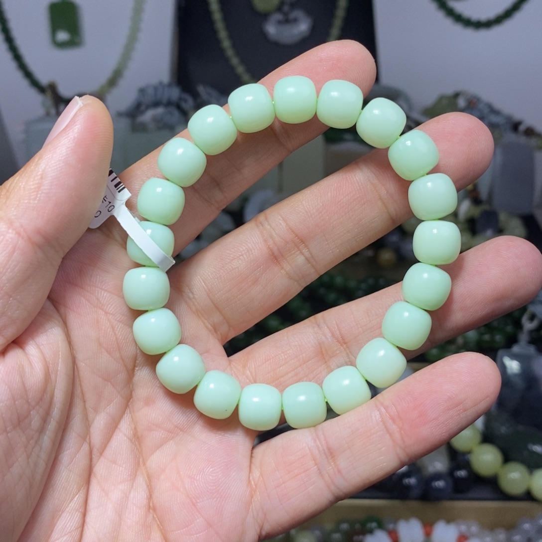 海***星和田玉未镶嵌手链