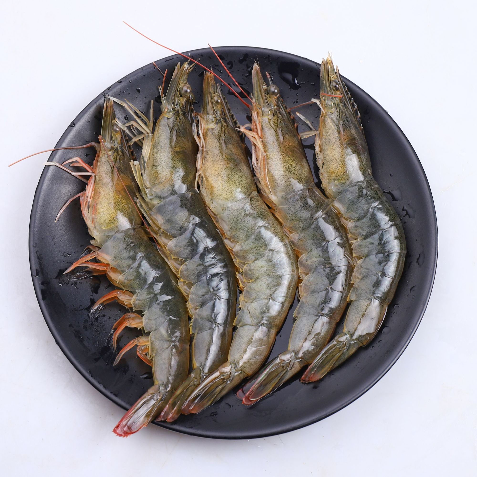 汕尾港海水虾新鲜冷冻大虾大白虾年货大虾一盒净重3.3斤