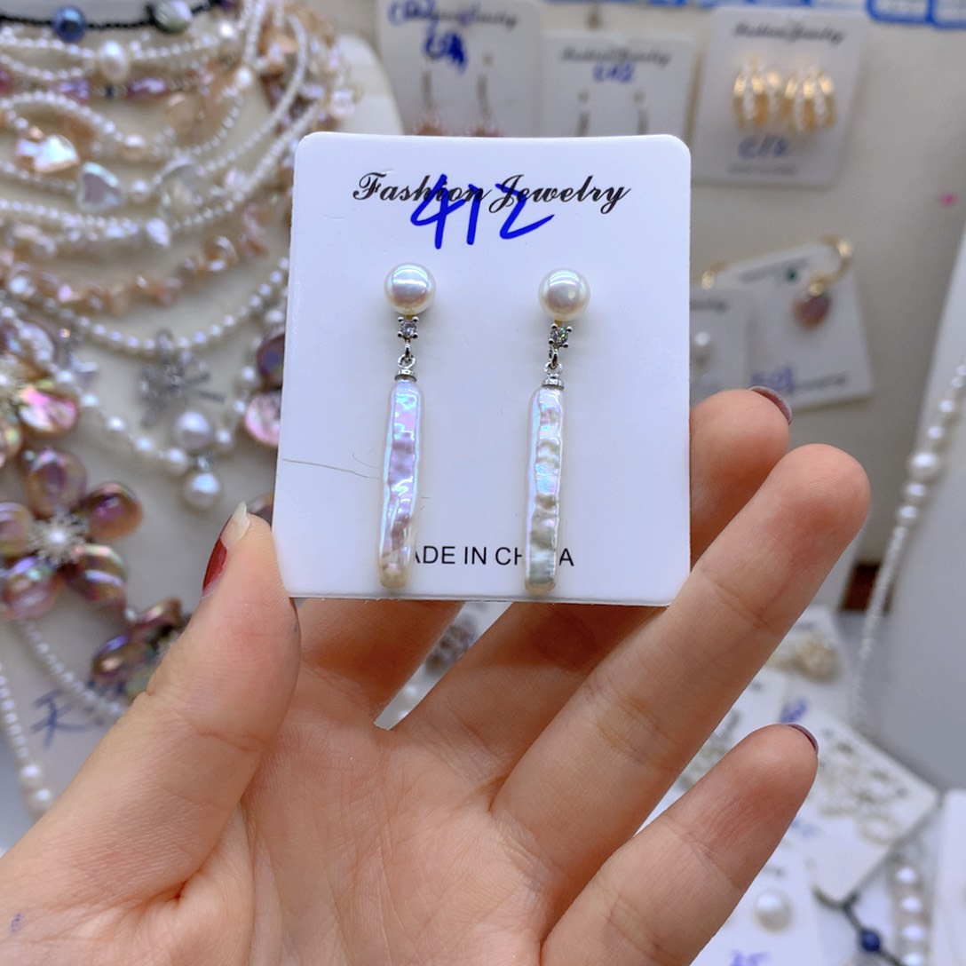 淡水珍珠颈饰银S925镶嵌