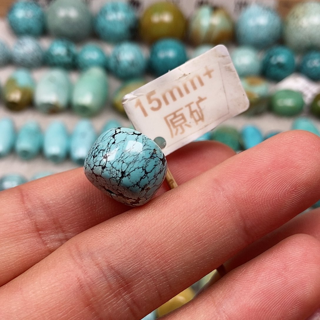 未镶嵌绿松石珠宝半成品