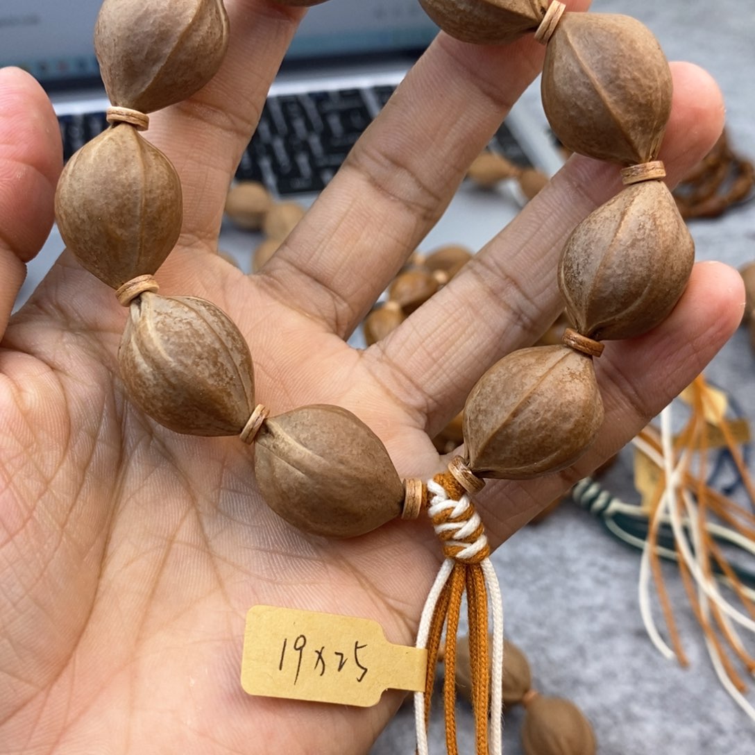 橄榄核手串/手链19/25鲨鱼背短圆