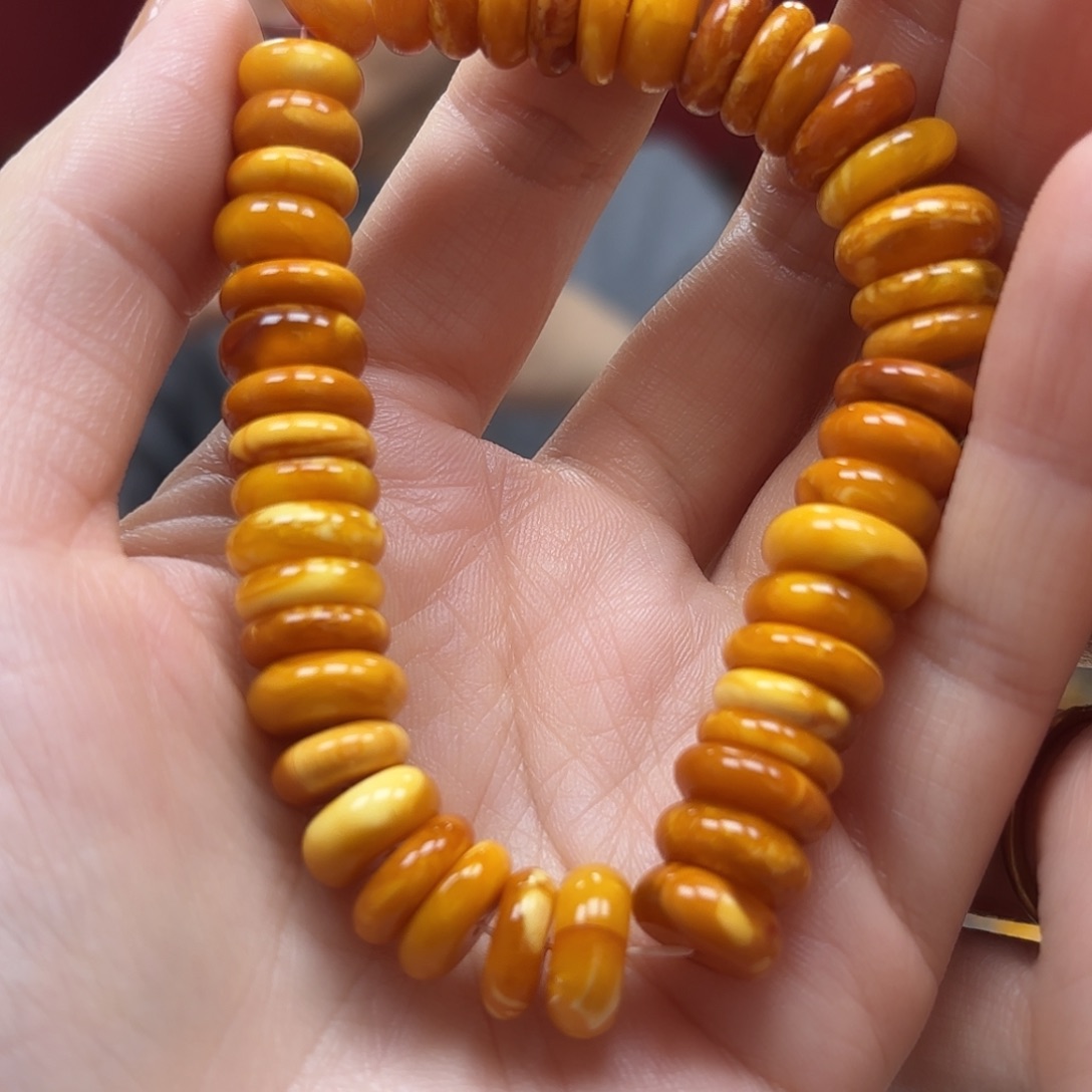 琥珀裸石未镶嵌20手串