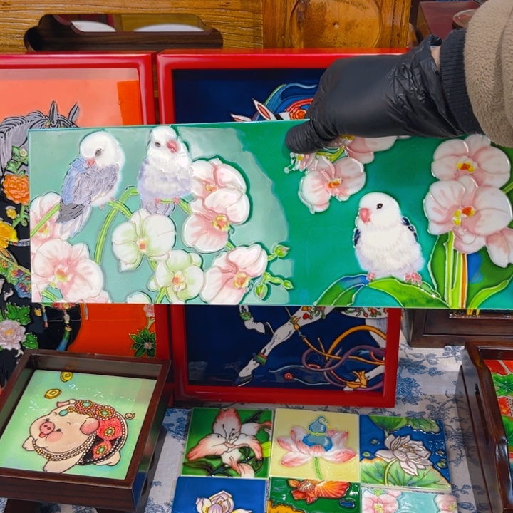 陶瓷瓷板画艺术作品