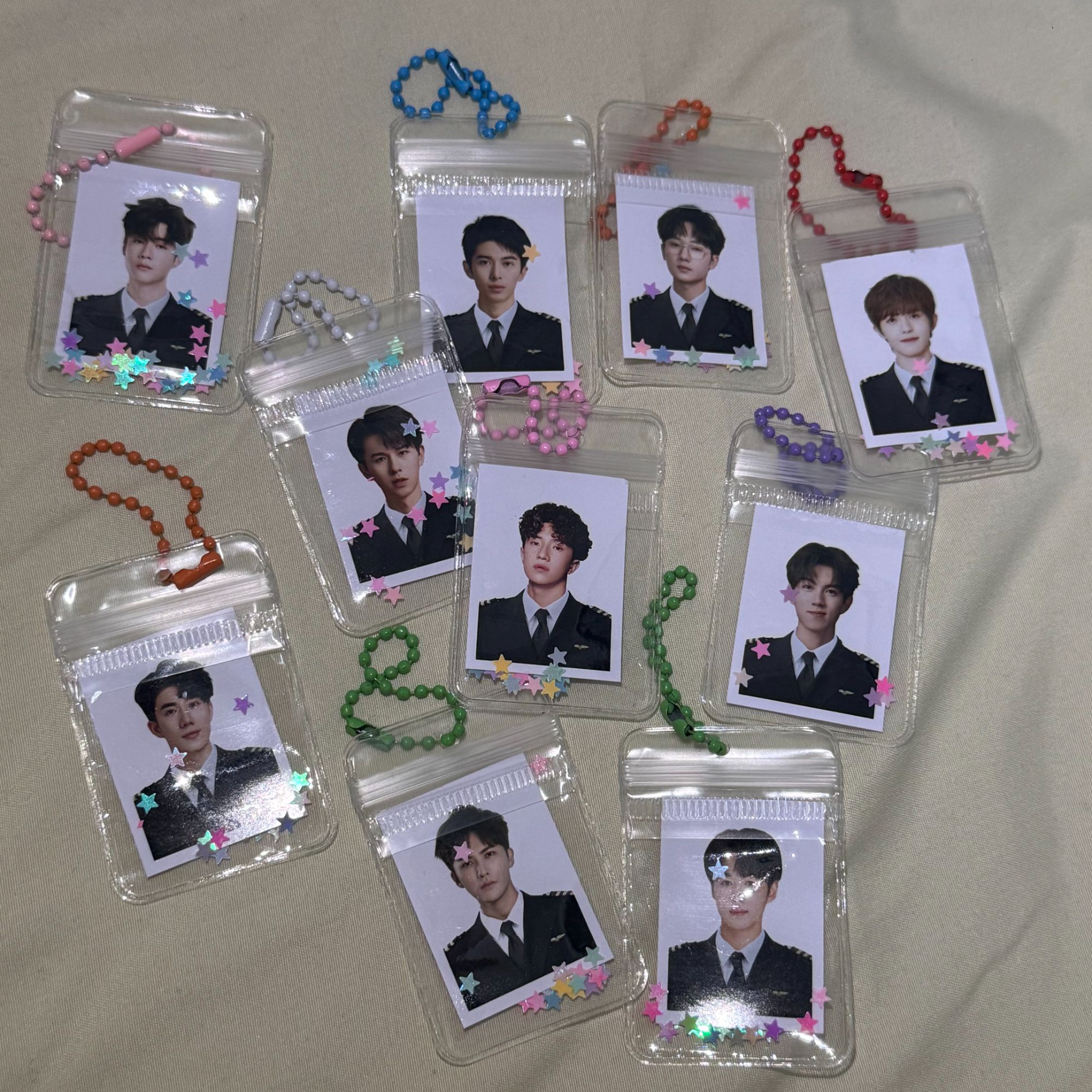 十个勤天周边物料证件照挂链（十个装）