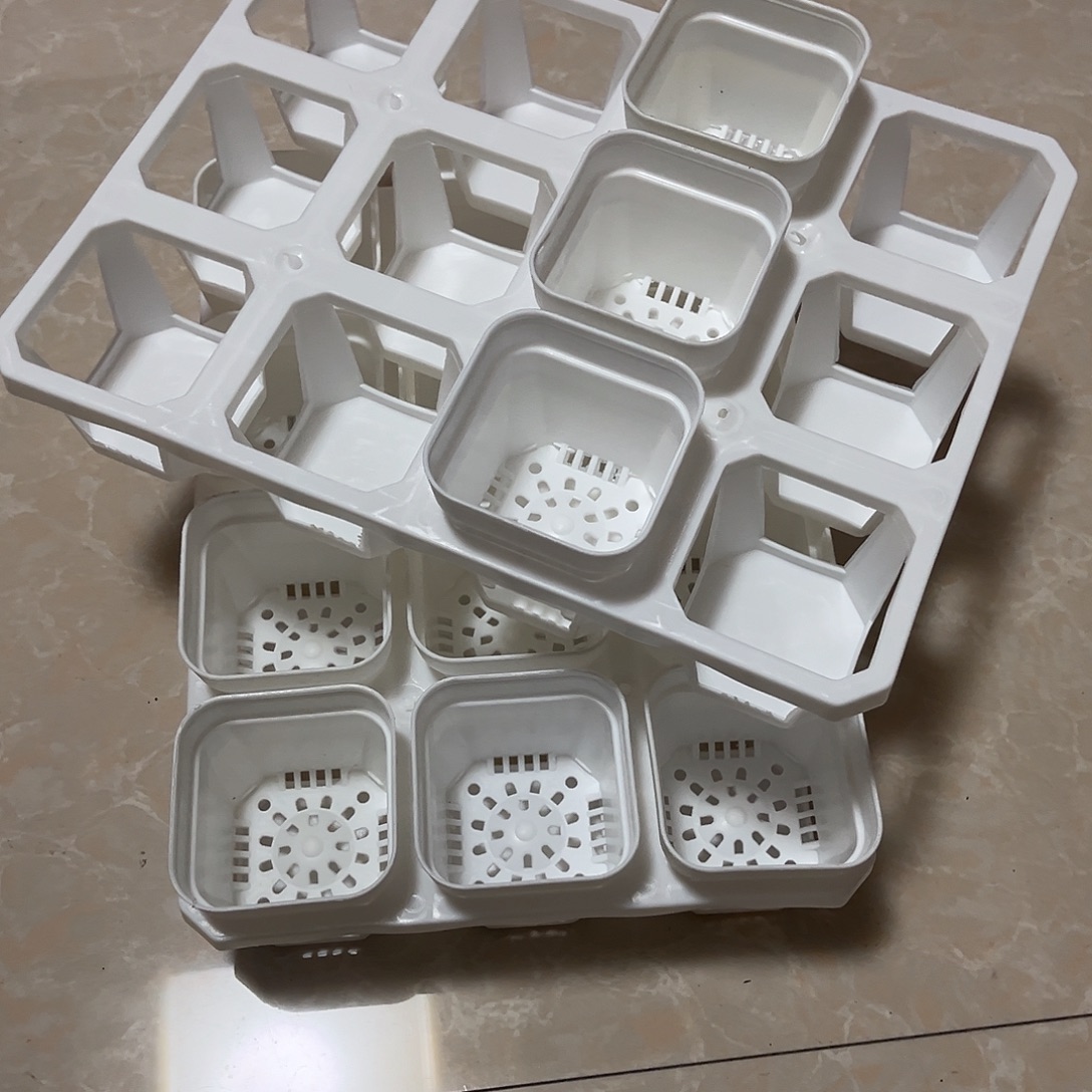 中厚口6高6白盆24个盆带2个拖架