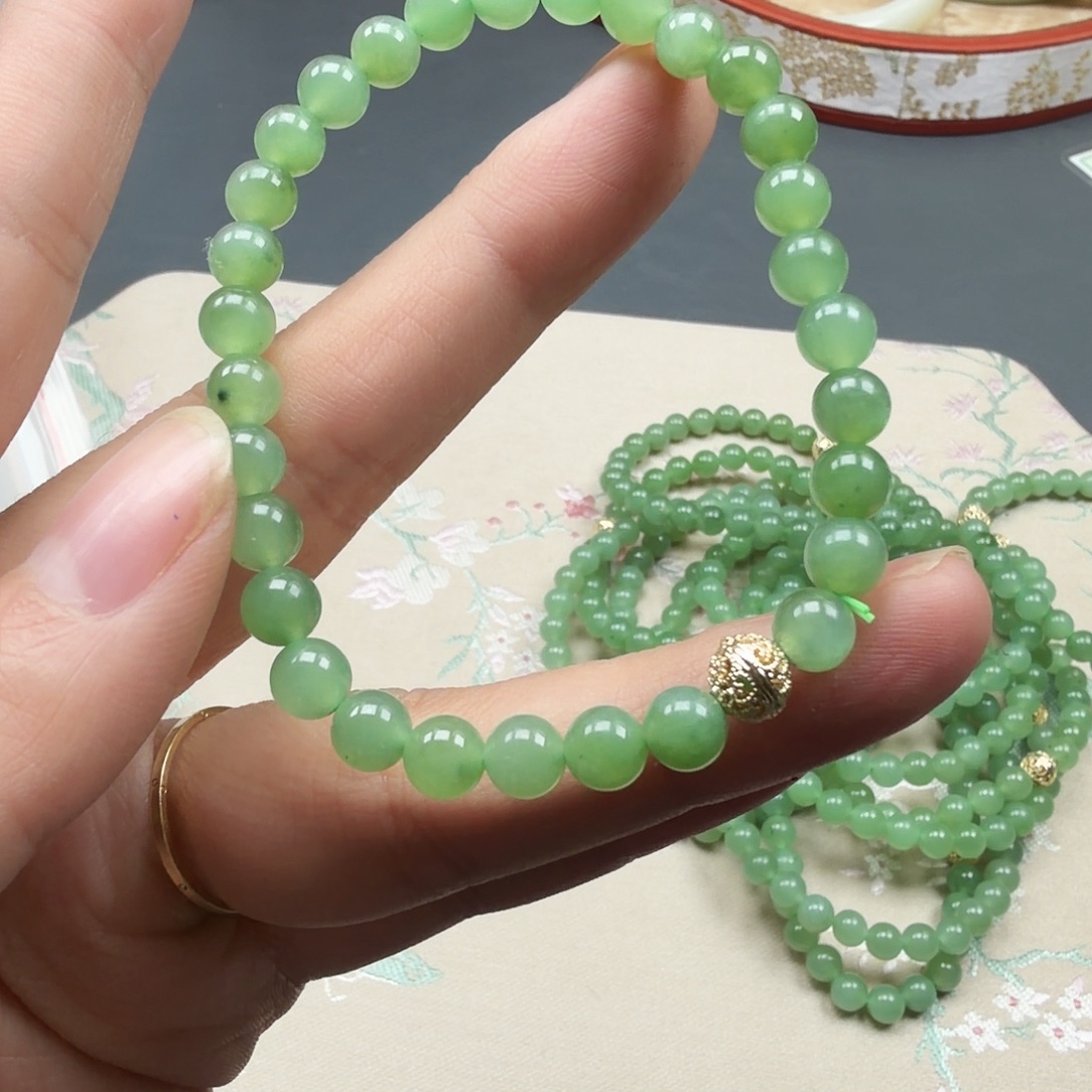 和田玉未镶嵌手链42