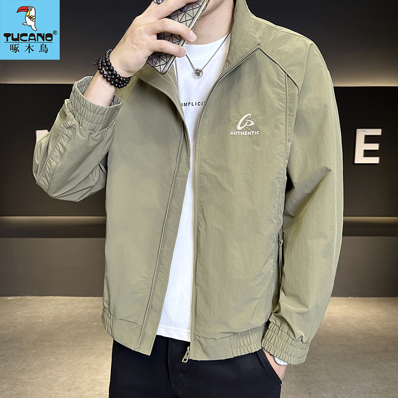 TUCANO/啄木鳥男立领秋季新款夹克户外百搭休闲时尚潮流韩版外套