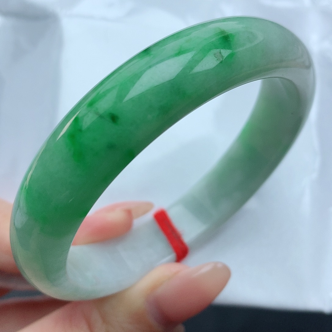 翡翠手镯未镶嵌58圈口882601
