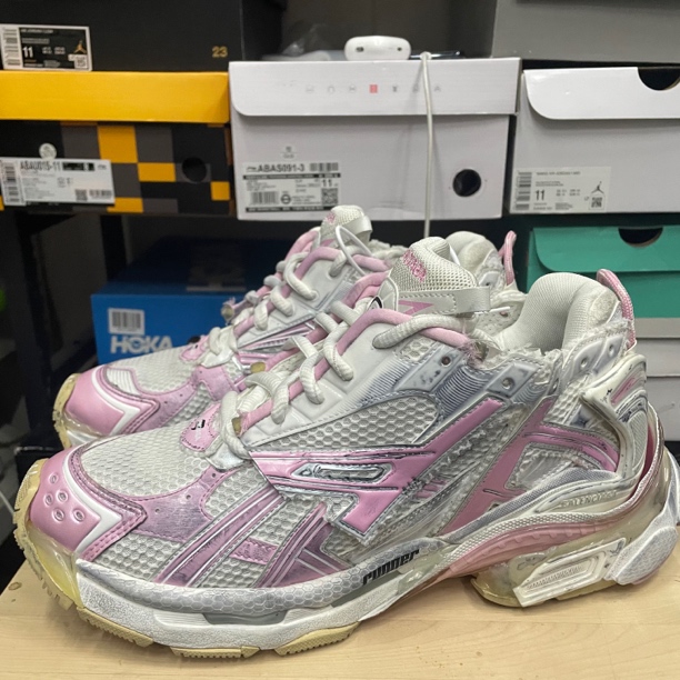 44码/Runner 粉白/S5107/休闲鞋/95新原盒/677403W3RB39059