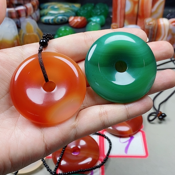 未镶嵌吊坠(不含链)玛瑙/玉髓用****2