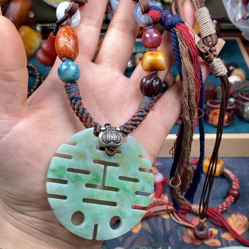 【闪购商品】翡翠颈饰未镶嵌项链