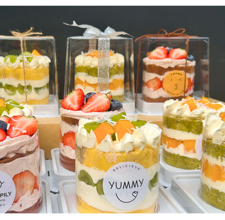 加高可防雾款4寸蛋糕包装盒提拉米苏奶油慕斯西点甜品打包盒