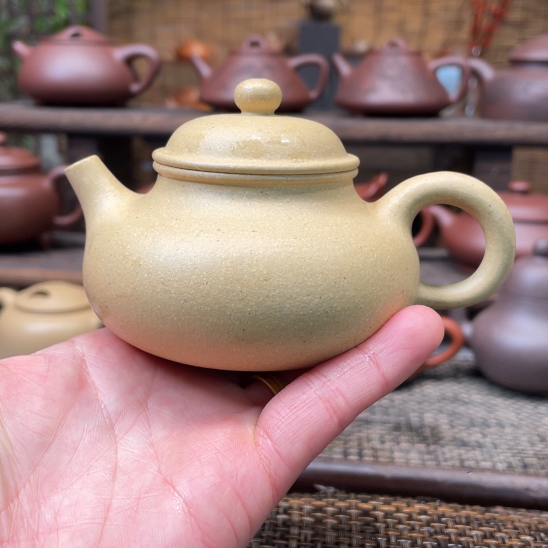 紫砂茶壶宜兴原矿紫砂手工制180