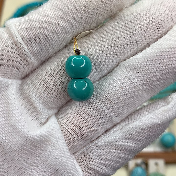 绿松石挂件未镶嵌云***~