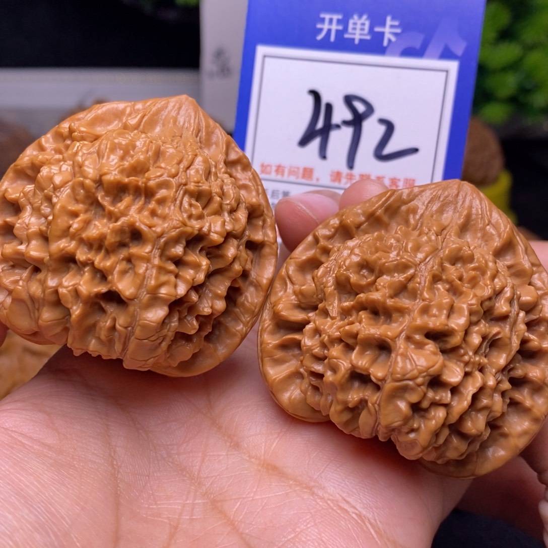 文玩核桃把件51全品官帽492