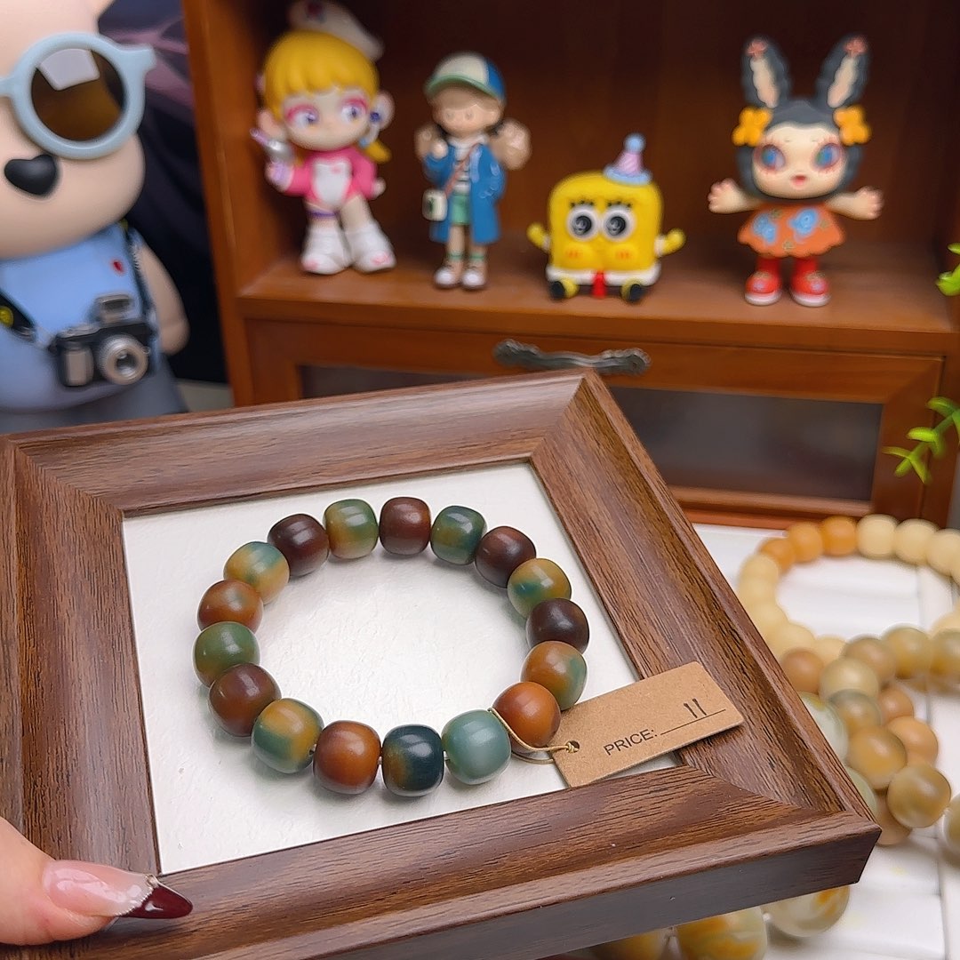 菩提根/象牙果手串卡14干磨油王11