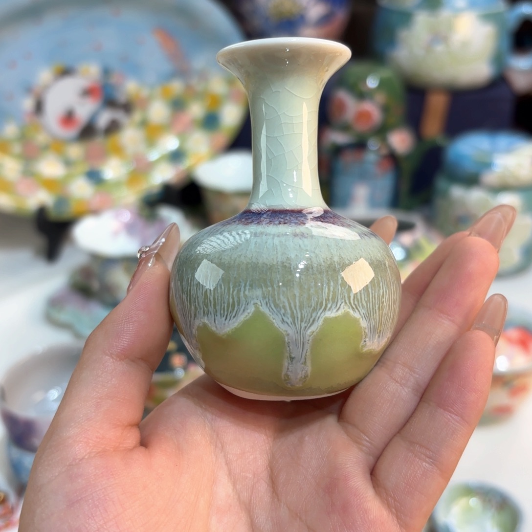 景德镇手绘高温釉下彩陶瓷茶具