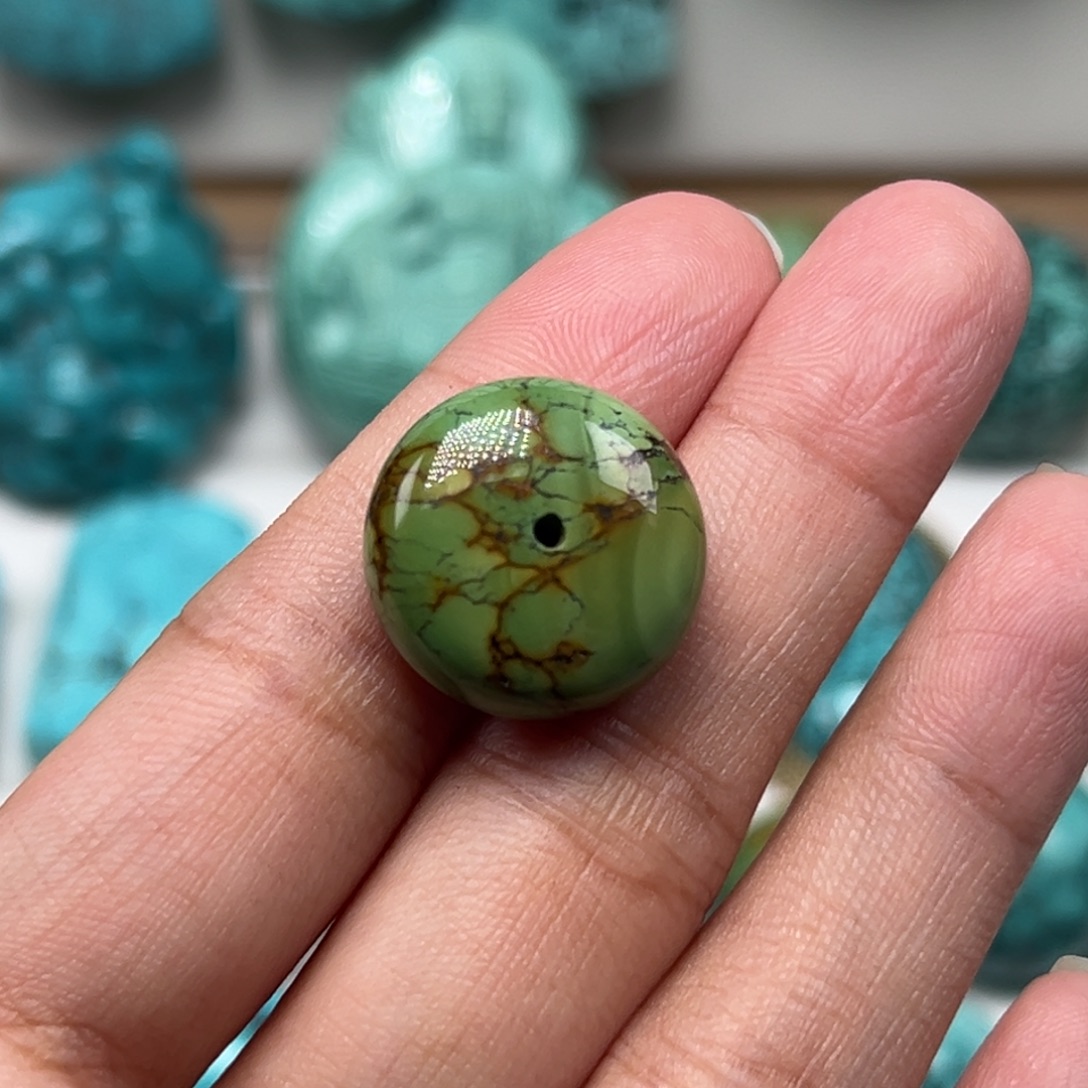 未镶嵌绿松石珠宝奇石