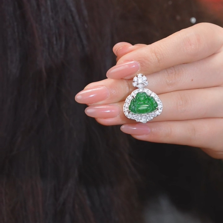 翡翠吊坠(不含链)未镶嵌多样性发@@W9608