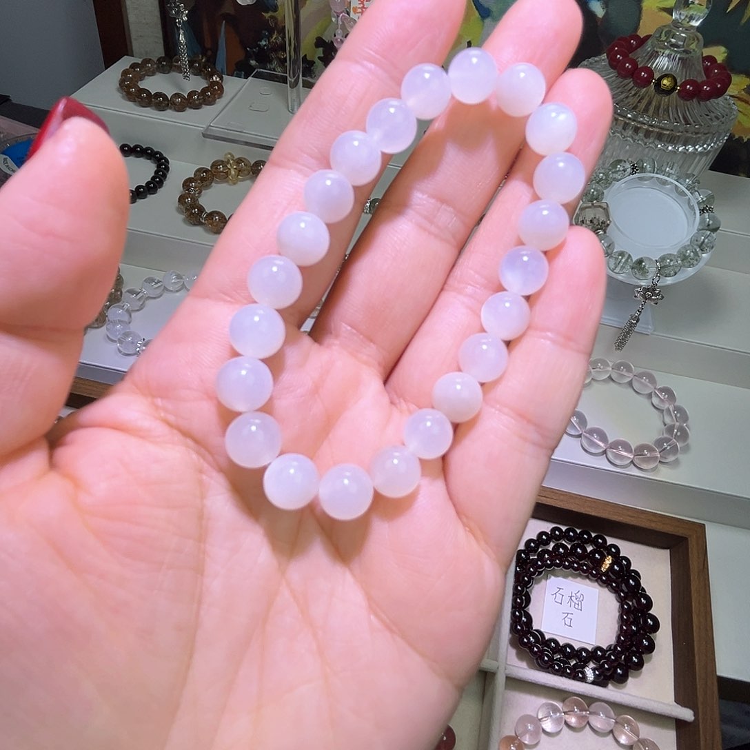 水晶手串未镶嵌白月光