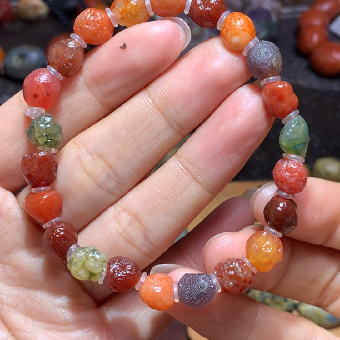 未镶嵌玛瑙/玉髓珠宝半成品