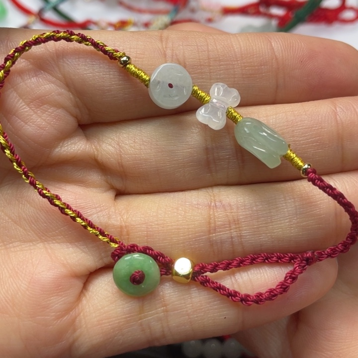 指****翡翠未镶嵌手绳790099990