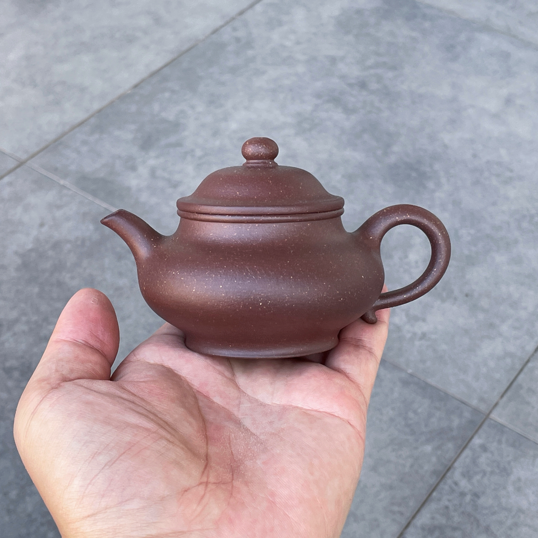 秋水壶150毫升原矿大水潭紫泥半手工制作